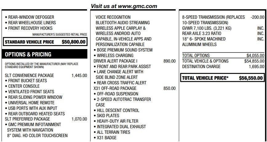 used 2021 GMC Sierra 1500 car, priced at $36,995