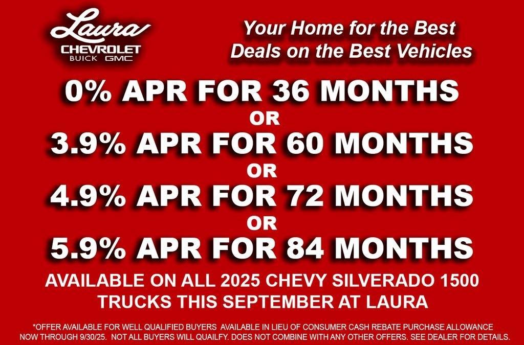 new 2025 Chevrolet Silverado 1500 car, priced at $53,805