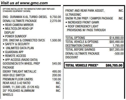 used 2023 GMC Sierra 2500 car, priced at $62,495