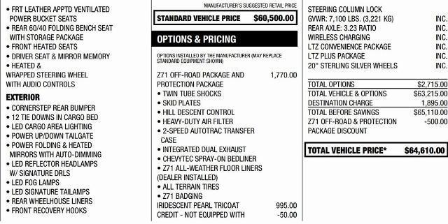 used 2023 Chevrolet Silverado 1500 car, priced at $46,995