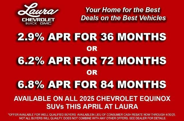 new 2025 Chevrolet Equinox car, priced at $28,537