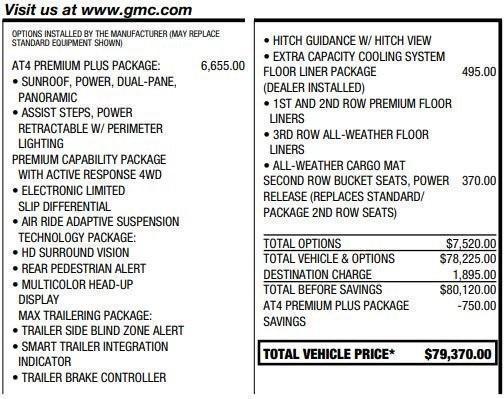 used 2023 GMC Yukon car, priced at $62,995