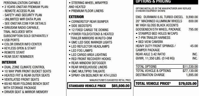 used 2023 GMC Sierra 2500 car, priced at $57,995