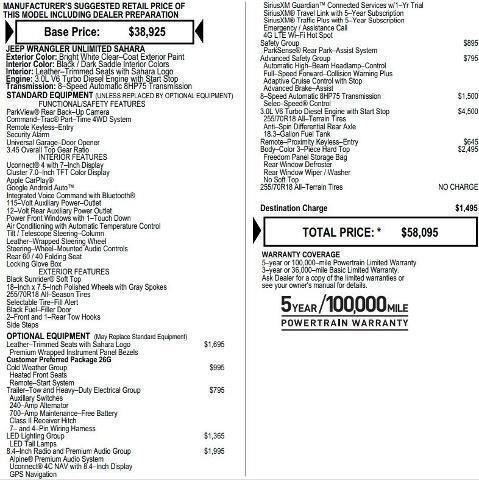 used 2021 Jeep Wrangler Unlimited car, priced at $31,995