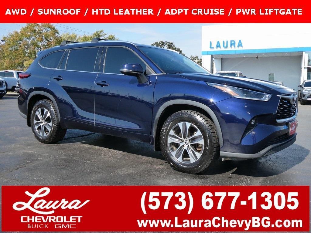 used 2021 Toyota Highlander car, priced at $31,995