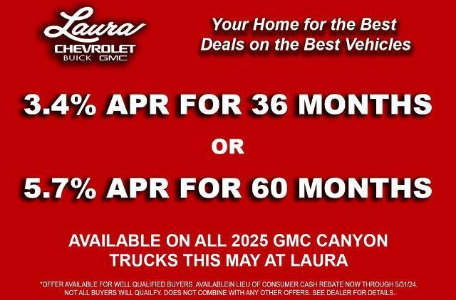 new 2025 GMC Canyon car, priced at $43,782