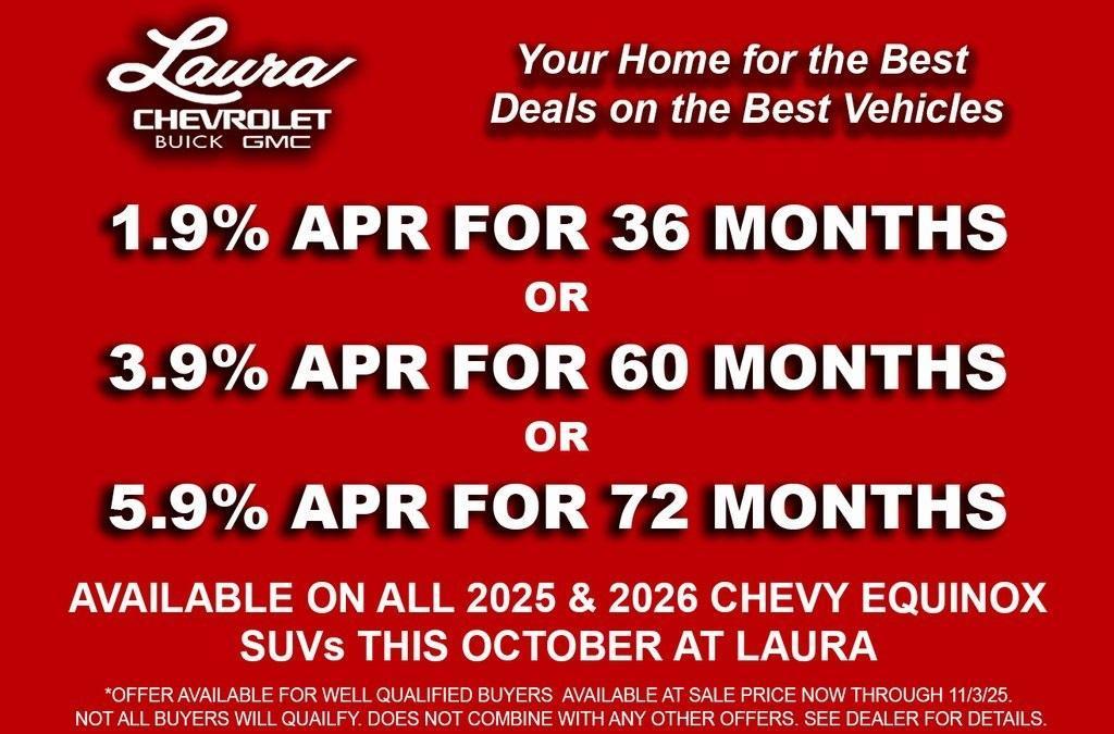 new 2026 Chevrolet Equinox car, priced at $29,531