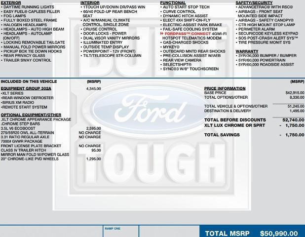 used 2019 Ford F-150 car, priced at $22,495