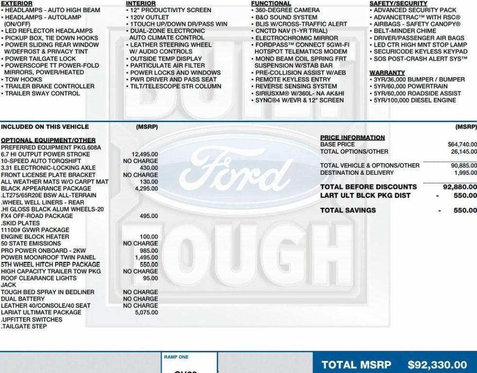 used 2024 Ford F-250 car, priced at $75,495