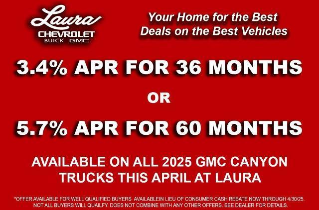 new 2025 GMC Canyon car, priced at $43,782