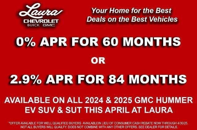 new 2025 GMC HUMMER EV Pickup car, priced at $91,820