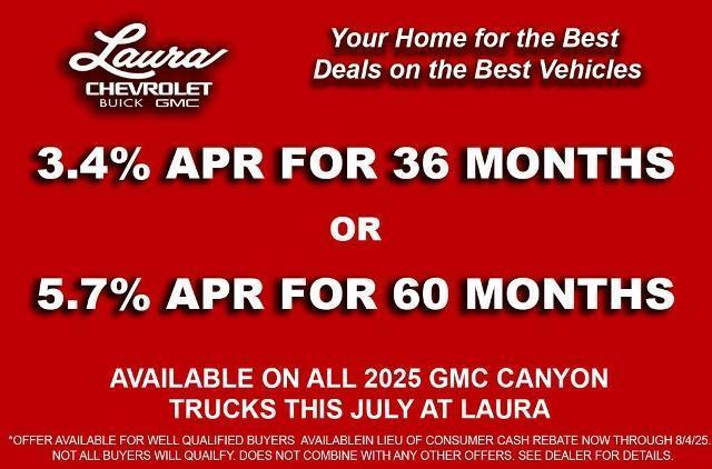 new 2025 GMC Canyon car, priced at $39,265