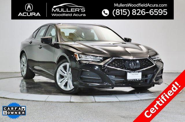 used 2021 Acura TLX car, priced at $27,423