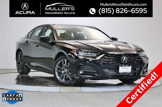 used 2024 Acura TLX car, priced at $42,750