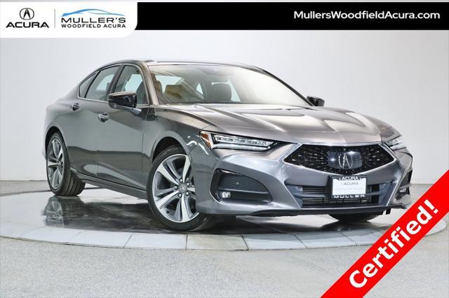 used 2021 Acura TLX car, priced at $30,748