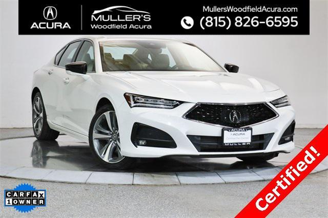 used 2021 Acura TLX car, priced at $31,350