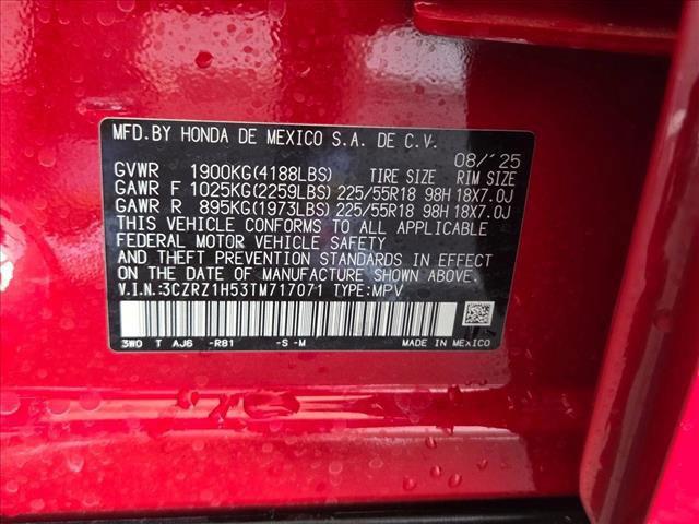 new 2026 Honda HR-V car, priced at $28,267