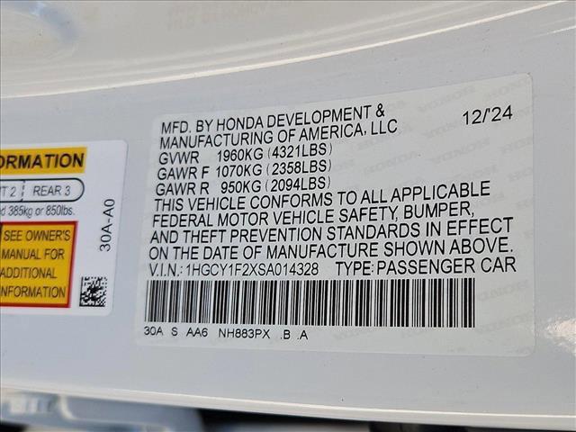 used 2025 Honda Accord car, priced at $27,991