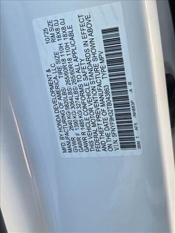 new 2026 Honda Passport car, priced at $45,863