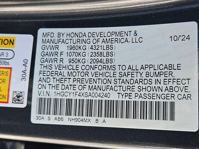 new 2025 Honda Accord car, priced at $31,655