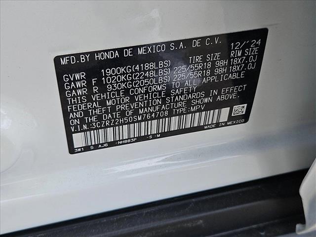 new 2025 Honda HR-V car, priced at $30,805