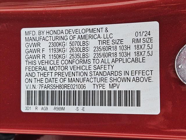 new 2024 Honda CR-V Hybrid car, priced at $36,863