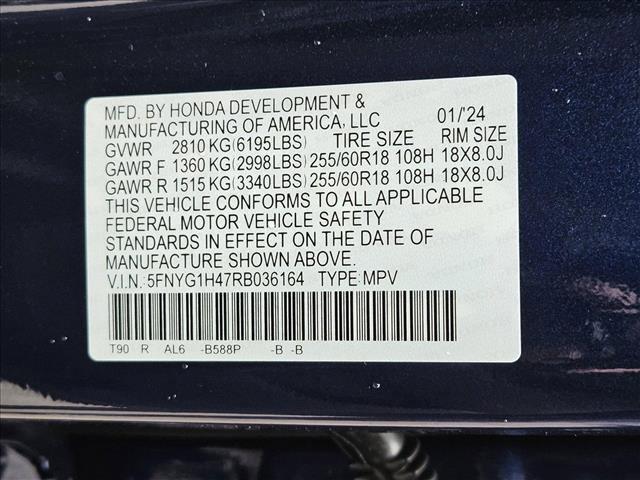 new 2024 Honda Pilot car, priced at $43,293