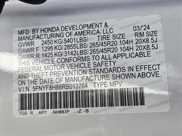 new 2024 Honda Passport car, priced at $46,699