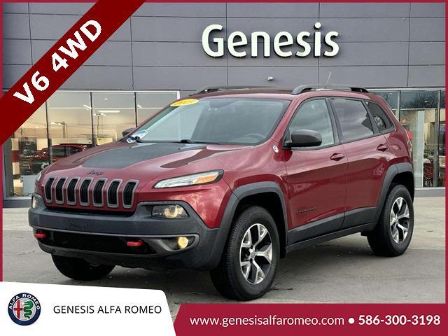 used 2015 Jeep Cherokee car, priced at $10,495