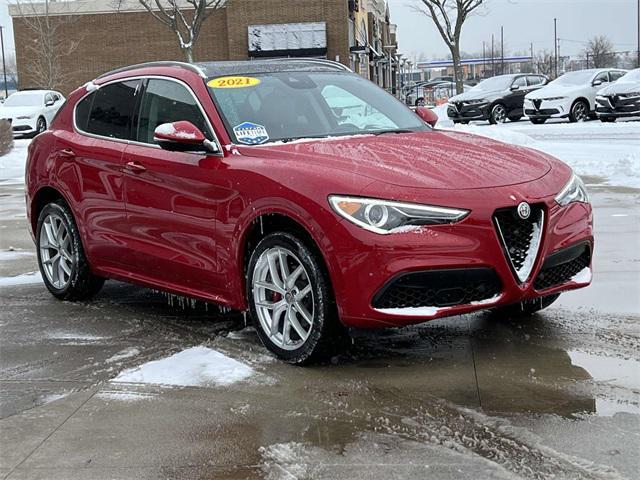 used 2021 Alfa Romeo Stelvio car, priced at $24,995