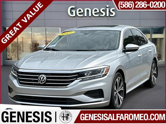 used 2021 Volkswagen Passat car, priced at $15,295