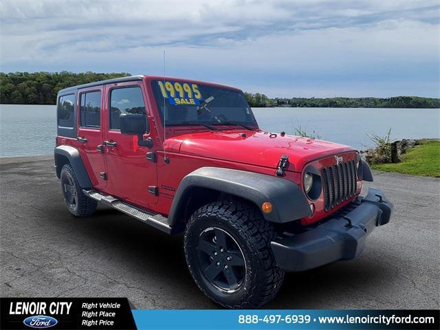 used 2018 Jeep Wrangler JK Unlimited car, priced at $19,995