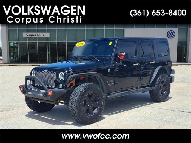 used 2016 Jeep Wrangler Unlimited car, priced at $16,995
