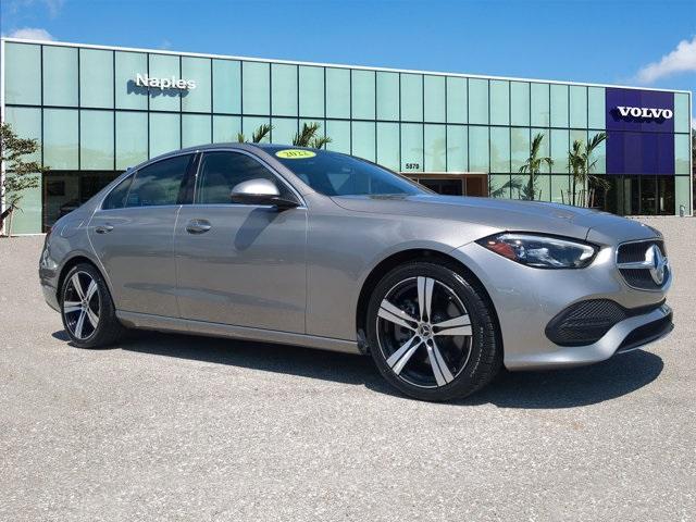 used 2022 Mercedes-Benz C-Class car, priced at $33,850