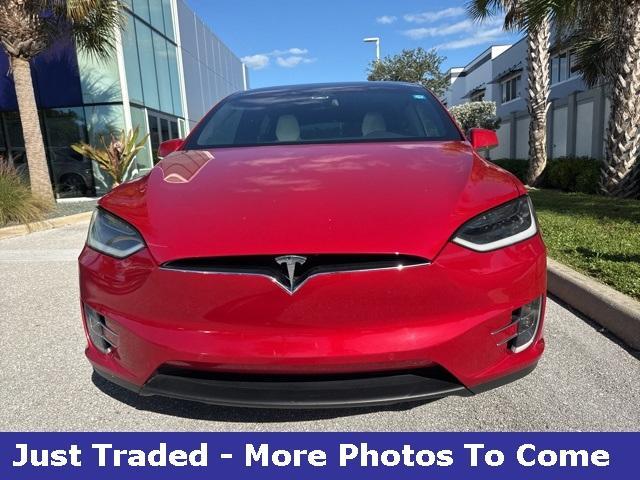 used 2018 Tesla Model X car, priced at $27,850