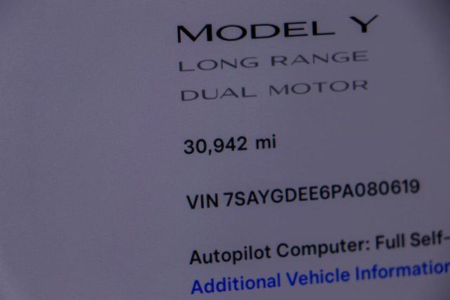 used 2023 Tesla Model Y car, priced at $32,995