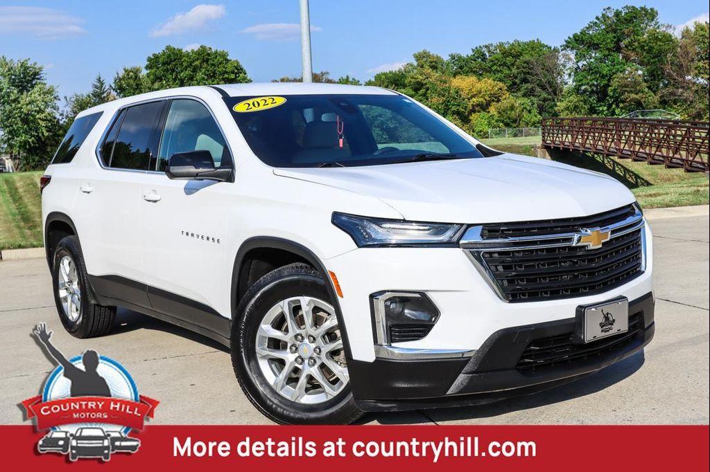 used 2022 Chevrolet Traverse car, priced at $20,000