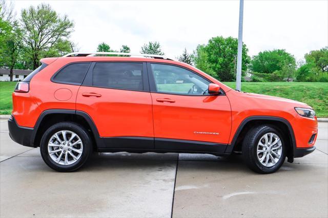 used 2021 Jeep Cherokee car, priced at $18,500
