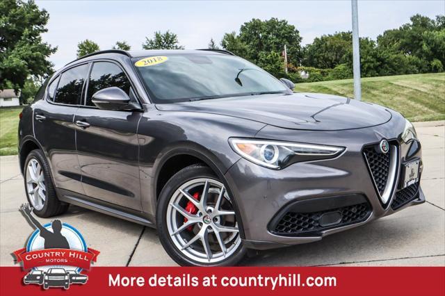 used 2018 Alfa Romeo Stelvio car, priced at $21,500