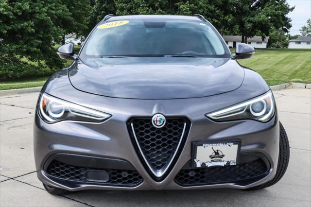 used 2018 Alfa Romeo Stelvio car, priced at $21,500