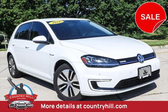 used 2016 Volkswagen e-Golf car, priced at $10,500