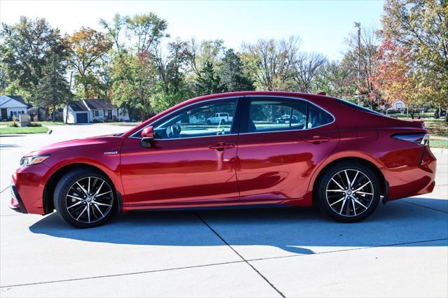 used 2021 Toyota Camry car, priced at $27,000