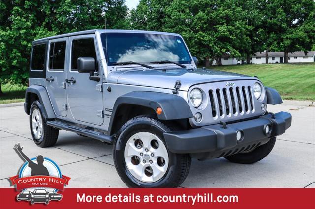 used 2014 Jeep Wrangler Unlimited car, priced at $17,500