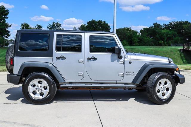 used 2014 Jeep Wrangler Unlimited car, priced at $17,500