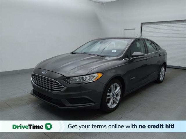 used 2018 Ford Fusion Hybrid car, priced at $13,295