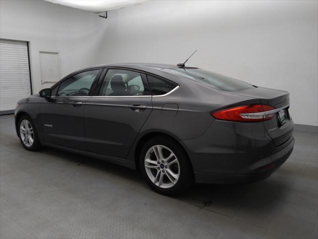 used 2018 Ford Fusion Hybrid car, priced at $13,295