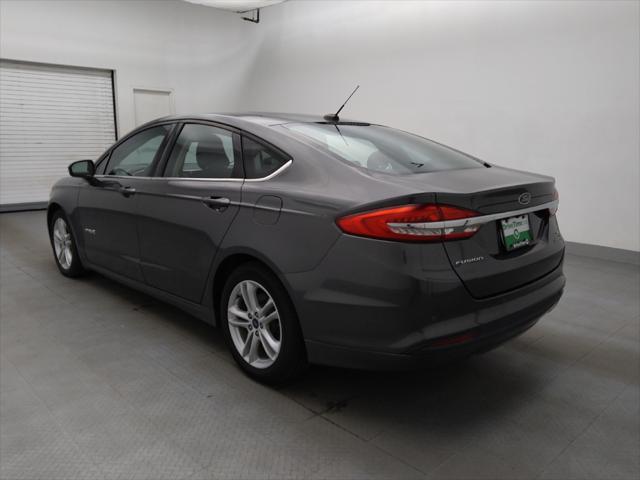 used 2018 Ford Fusion Hybrid car, priced at $13,295