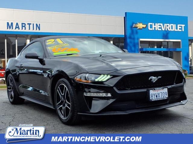 used 2021 Ford Mustang car, priced at $33,995