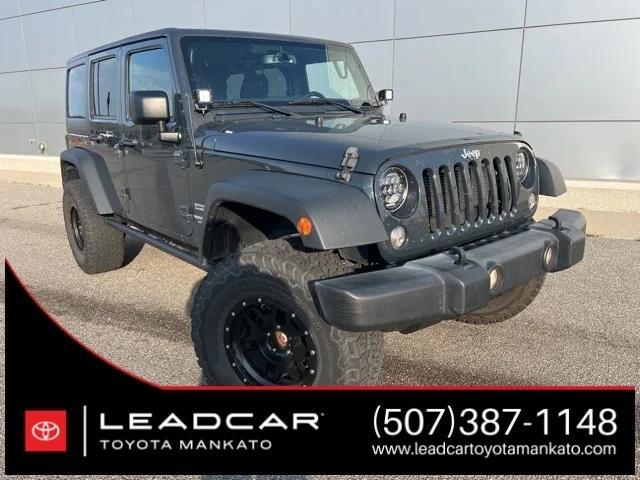 used 2017 Jeep Wrangler Unlimited car, priced at $21,990