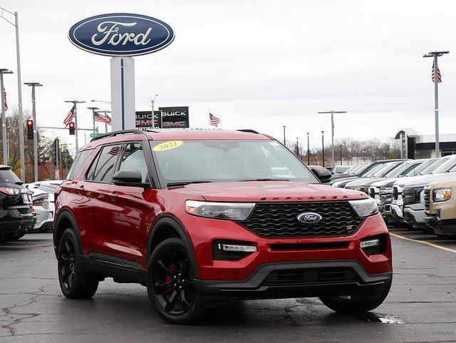 used 2021 Ford Explorer car, priced at $40,501